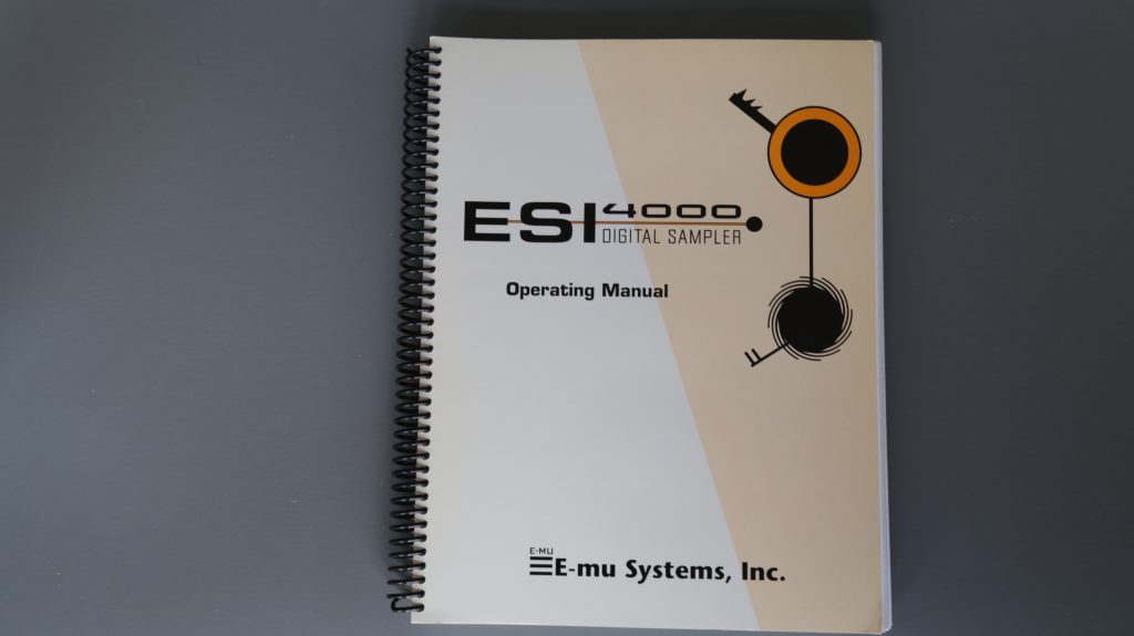 Manual Emu ESI-4000